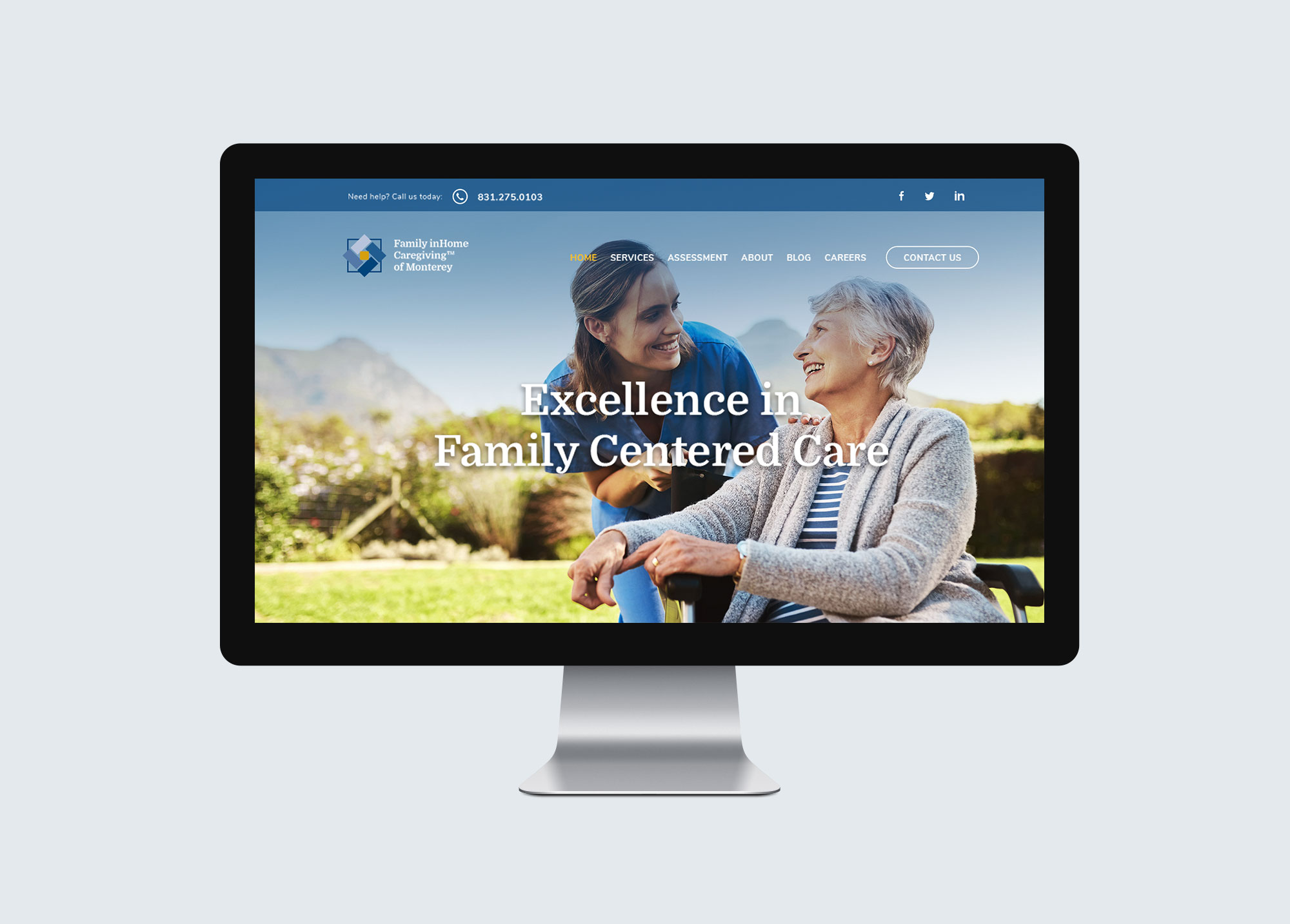 personal care web design monterey