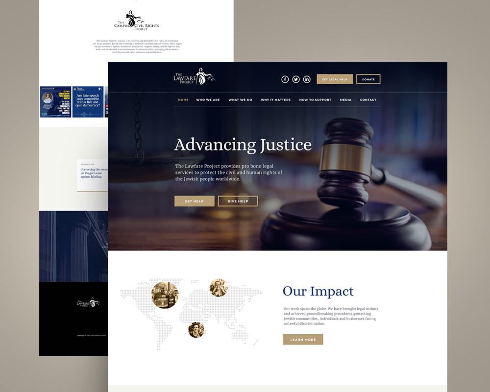 jewish law firm website designer