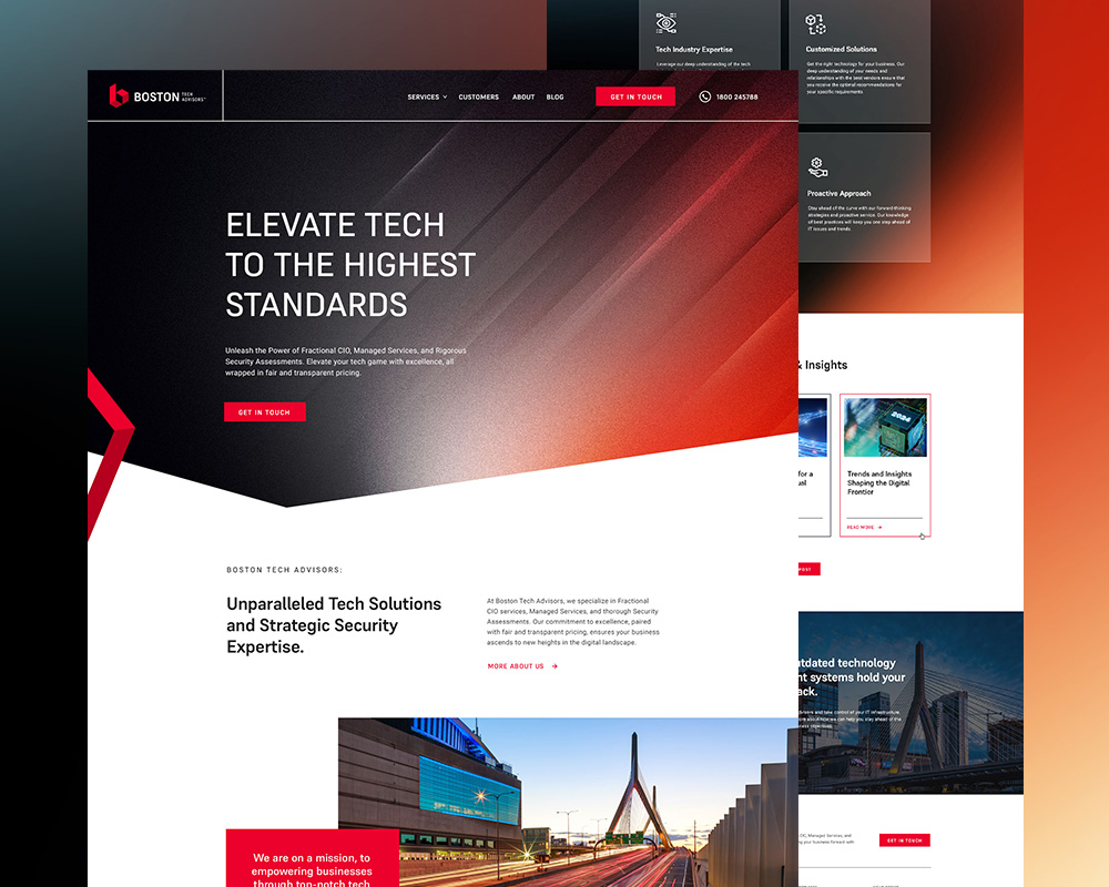 tech company web design