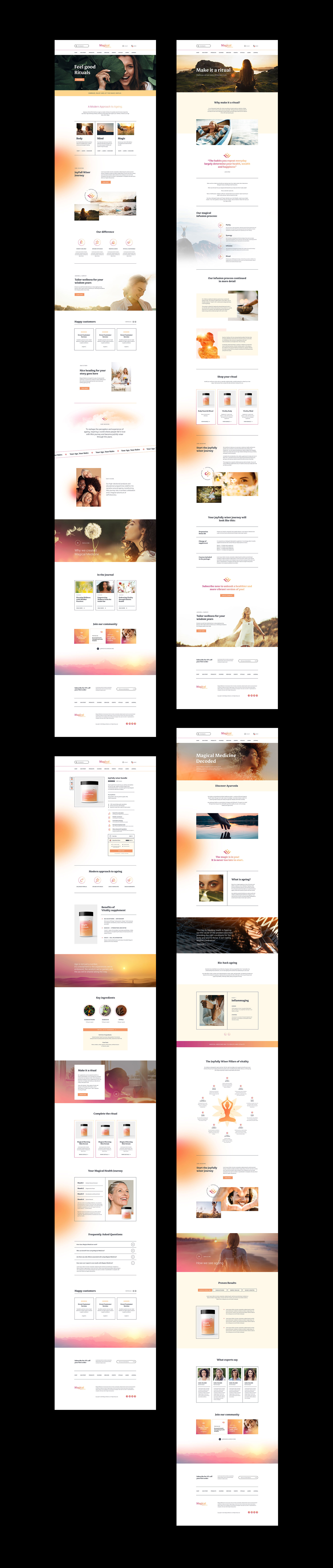 website-design-for-wellness-brand